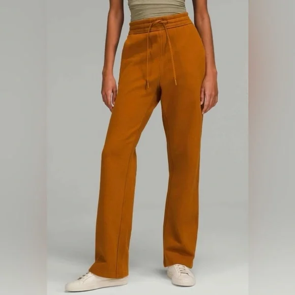 Lululemon Nulux Racerback Cropped Run Tank & Loungeful Straight Leg Pants Set - Picture 16 of 17